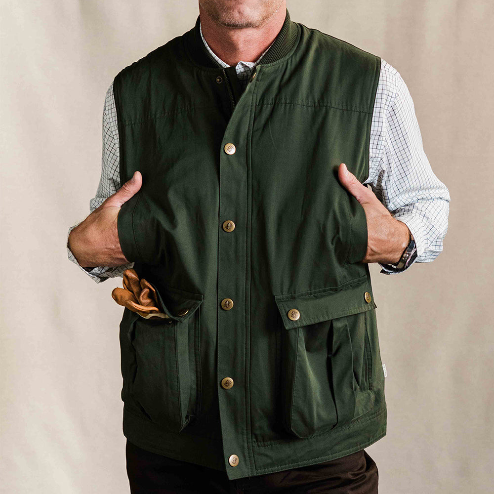 TSG Ansel Rib Collar Vest (Forest)
