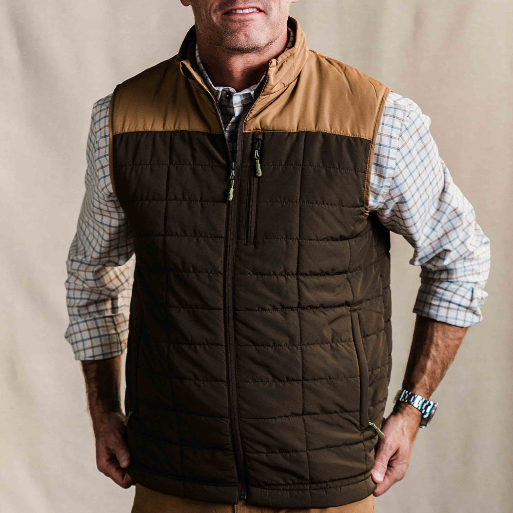 TSG Midszn Vest (Rustic Olive/Whiskey)