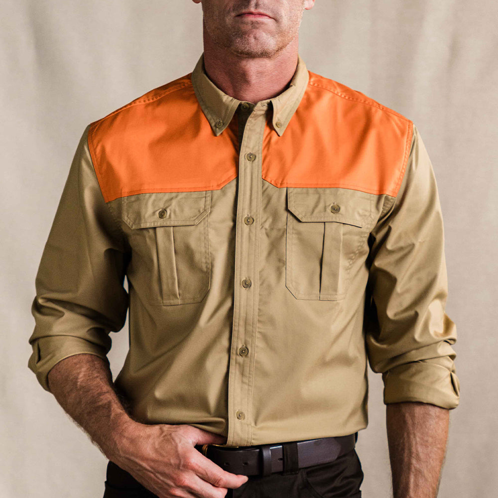 TSG Airetex™ Midweight Field Shirt (Field Khaki/Blaze)