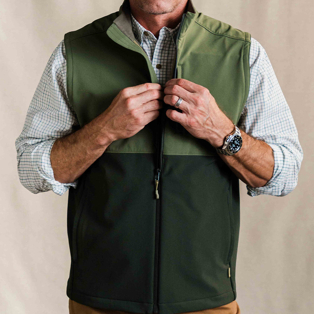 TSG Speyside Softshell Vest (Forest/Clover)