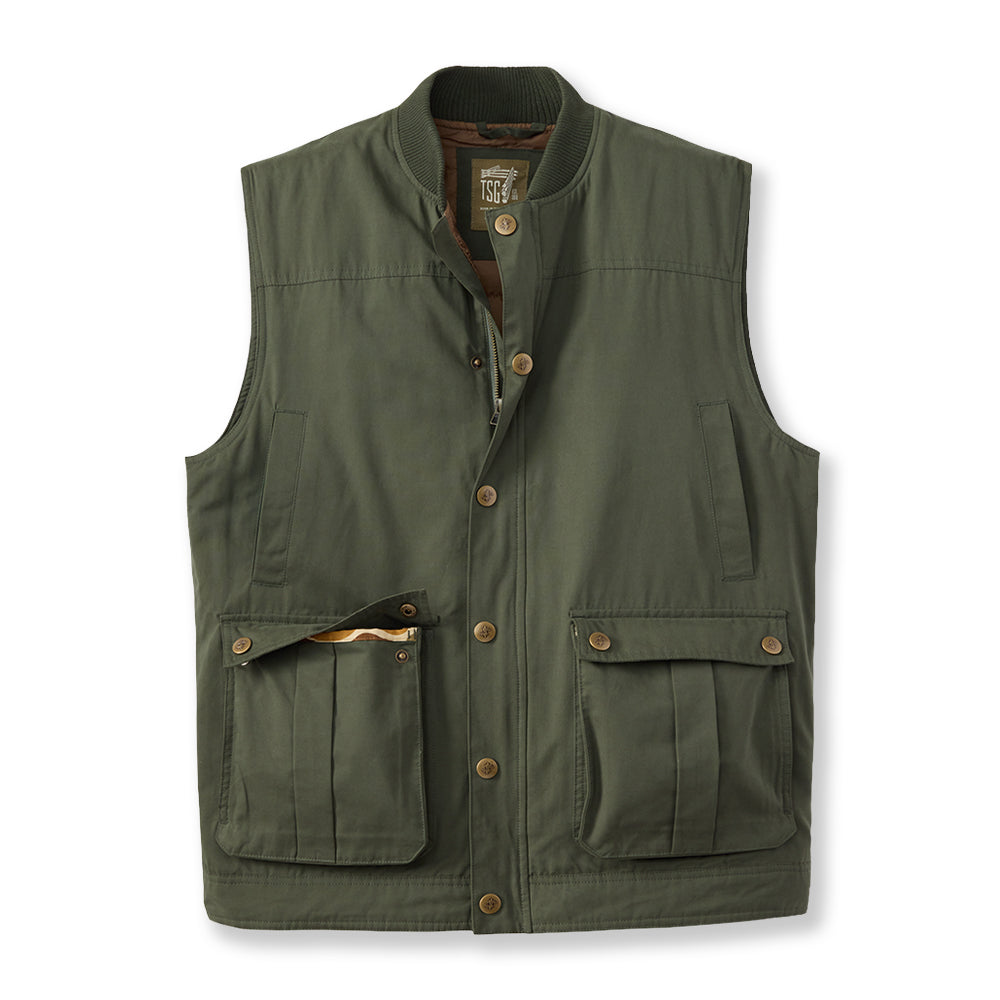 TSG Ansel Rib Collar Vest (Forest)