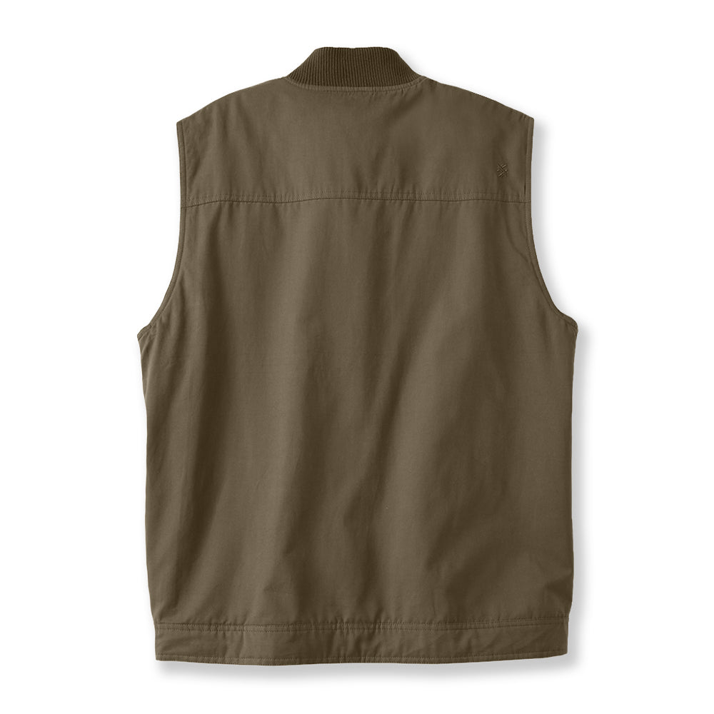 TSG Ansel Rib Collar Vest (Rustic Olive)