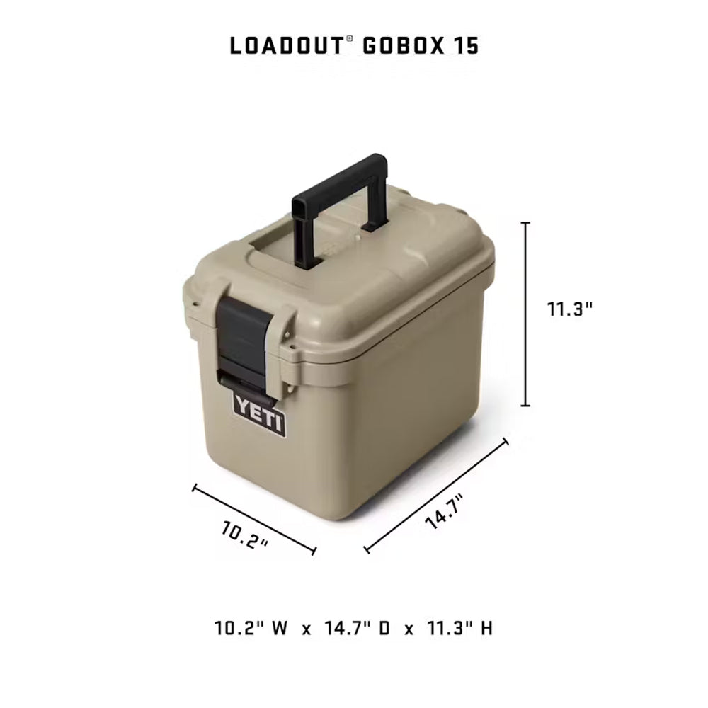 YETI LoadOut GoBox 15 (Wetlands Brown)