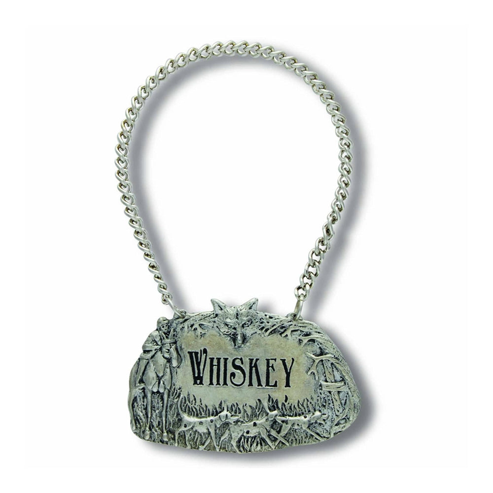 Vagabond House Pewter Hunt Decanter Tags