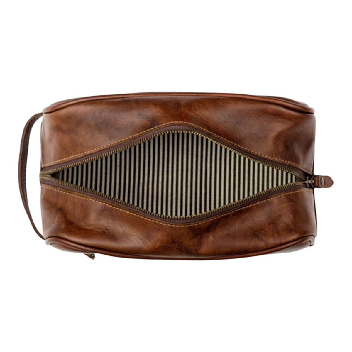 Mission Mercantile Benjamin Leather Toiletry Wash Bag