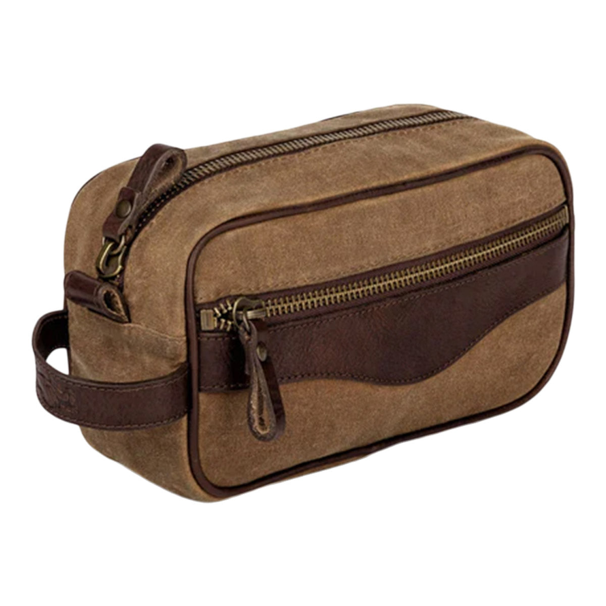 Mission Mercantile Campaign Waxed Canvas Toiletry Shave Kit