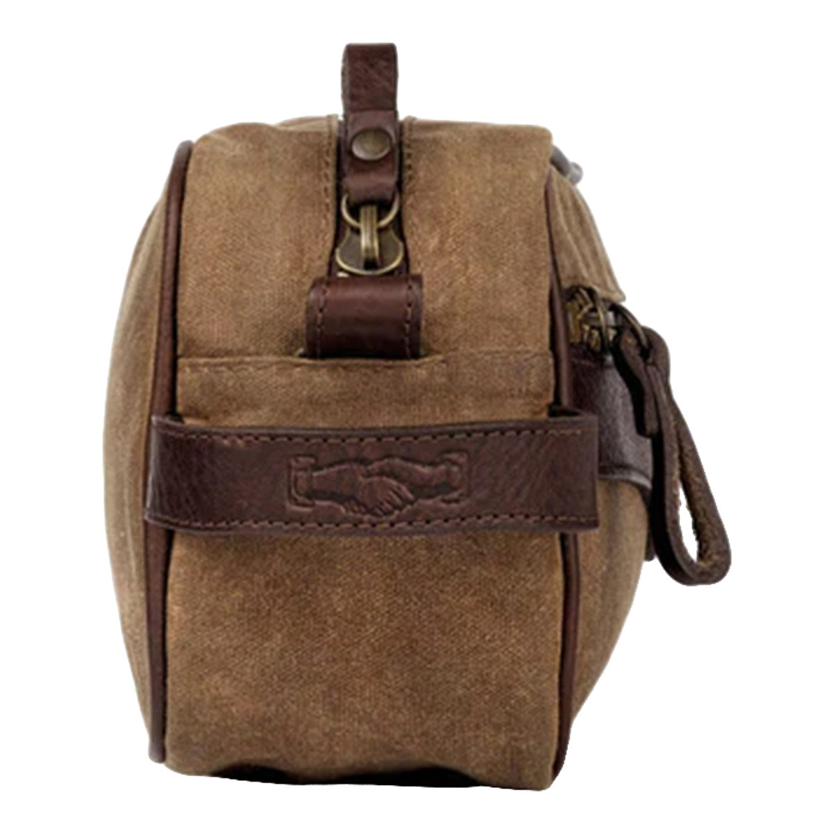 Mission Mercantile Campaign Waxed Canvas Toiletry Shave Kit