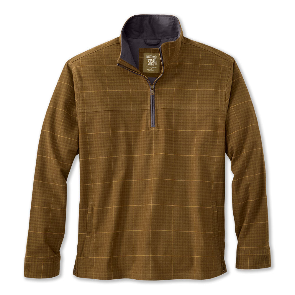 TSG Thames Flannel Half-Zip Pullover (Beech Plaid)