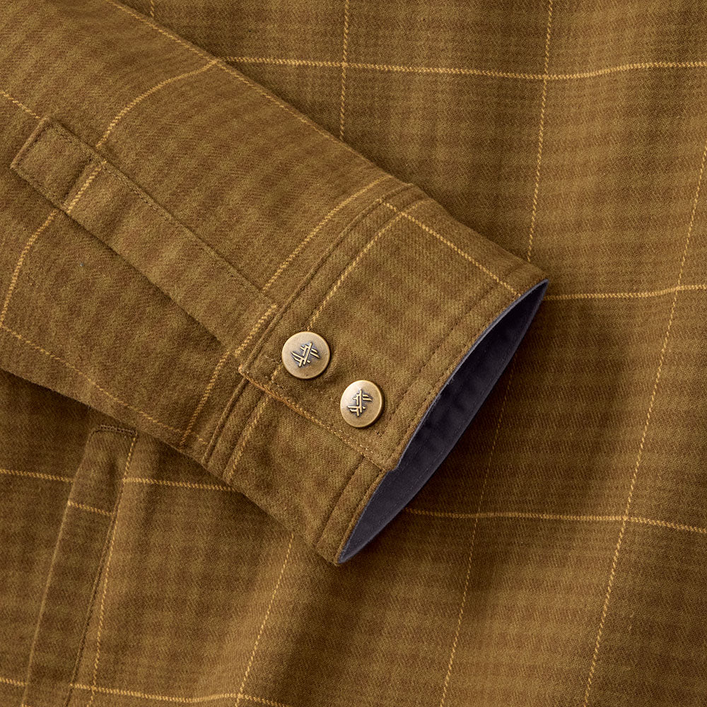 TSG Thames Flannel Half-Zip Pullover (Beech Plaid)