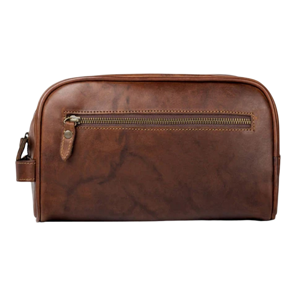 Mission Mercantile Benjamin Leather Toiletry Wash Bag