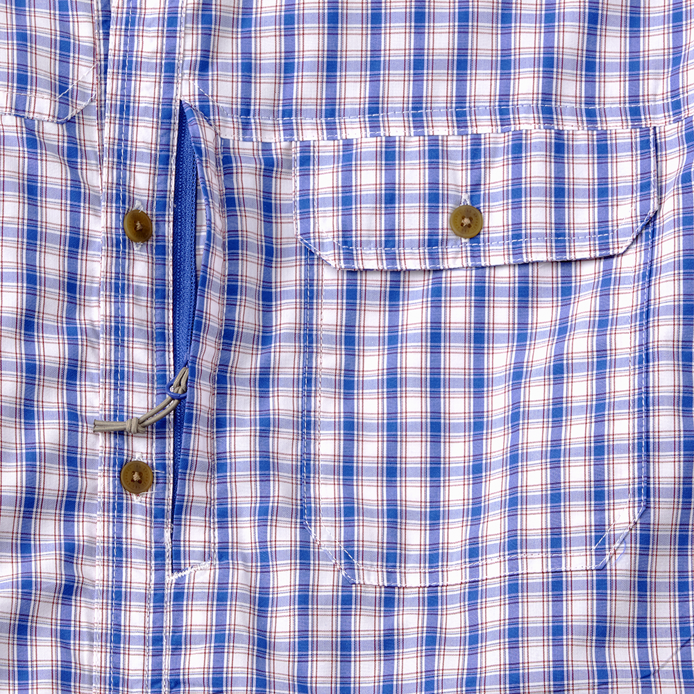 TSG Brooks Bamboo Short Sleeve Shirt (Coastal Check)