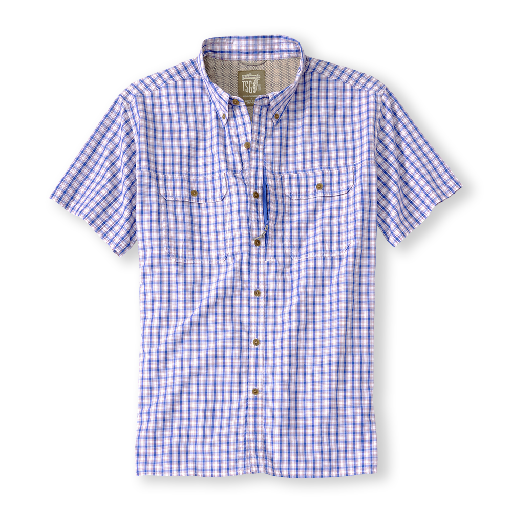 TSG Airetex™ Brooks Short Sleeve Shirt (Coastal Check)