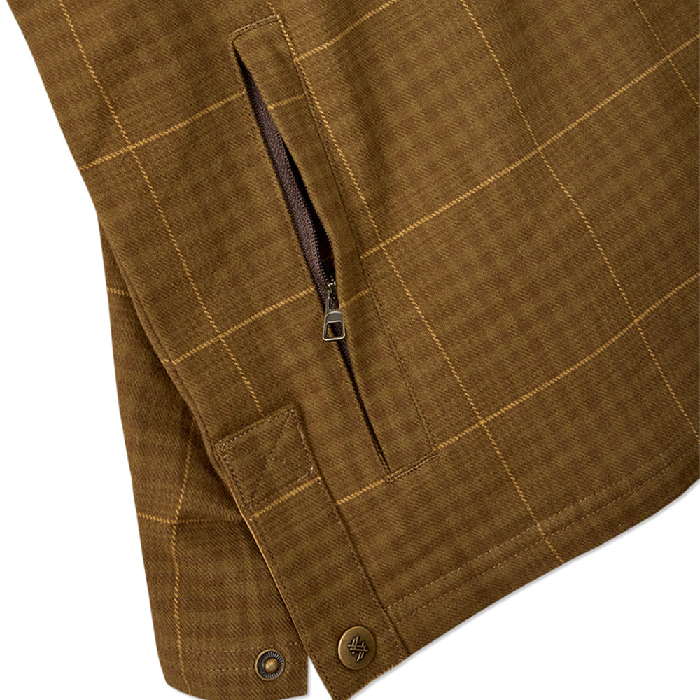 TSG Thames Flannel Half-Zip Pullover (Beech Plaid)