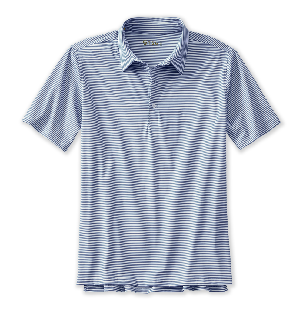 TSG Topper Polo (Navy Cast Stripe)