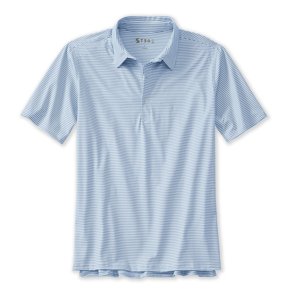 TSG Topper Polo (Sky Cast Stripe)