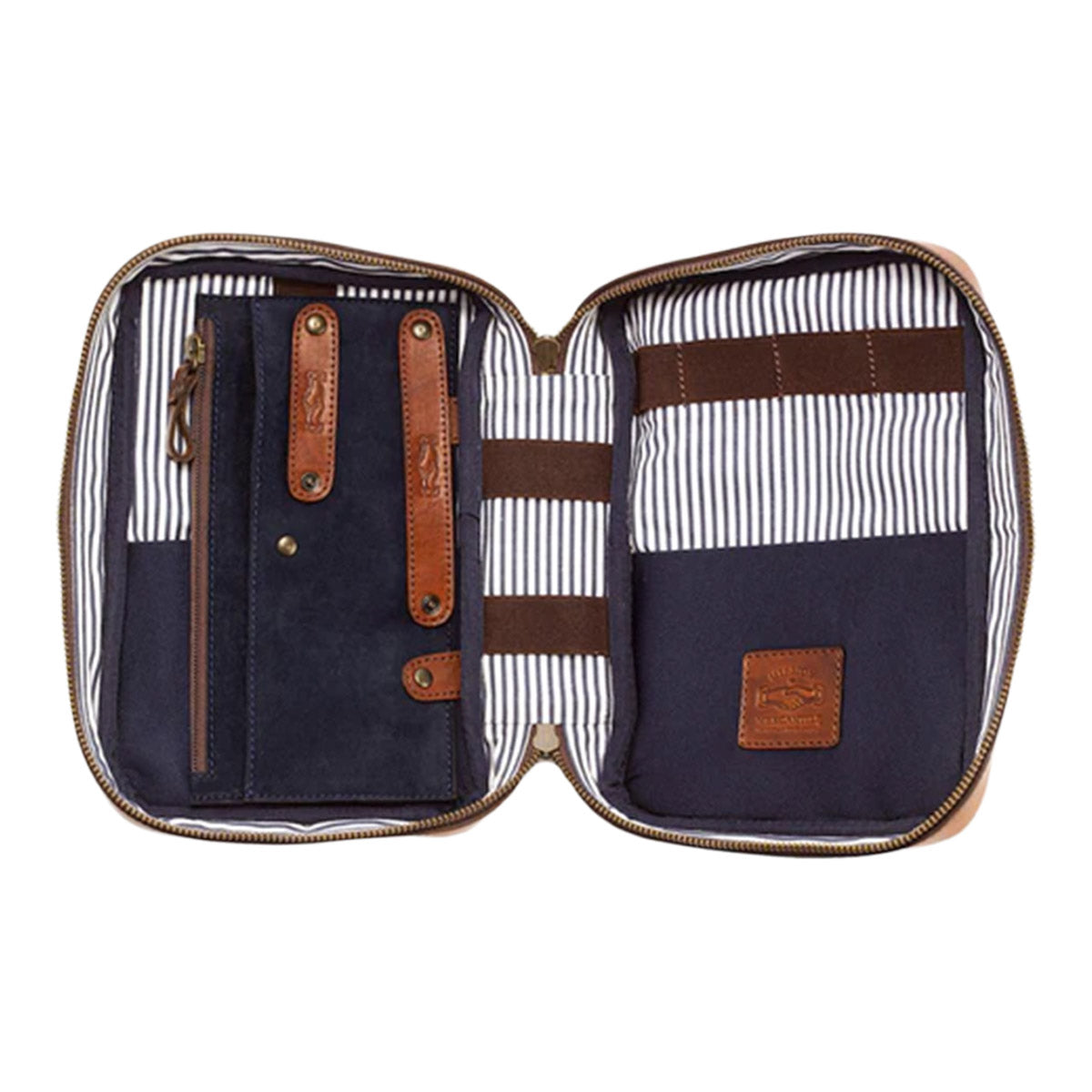 Mission Mercantile Heritage Leather "Doc" Electronics Organizer/Toiletry Kit