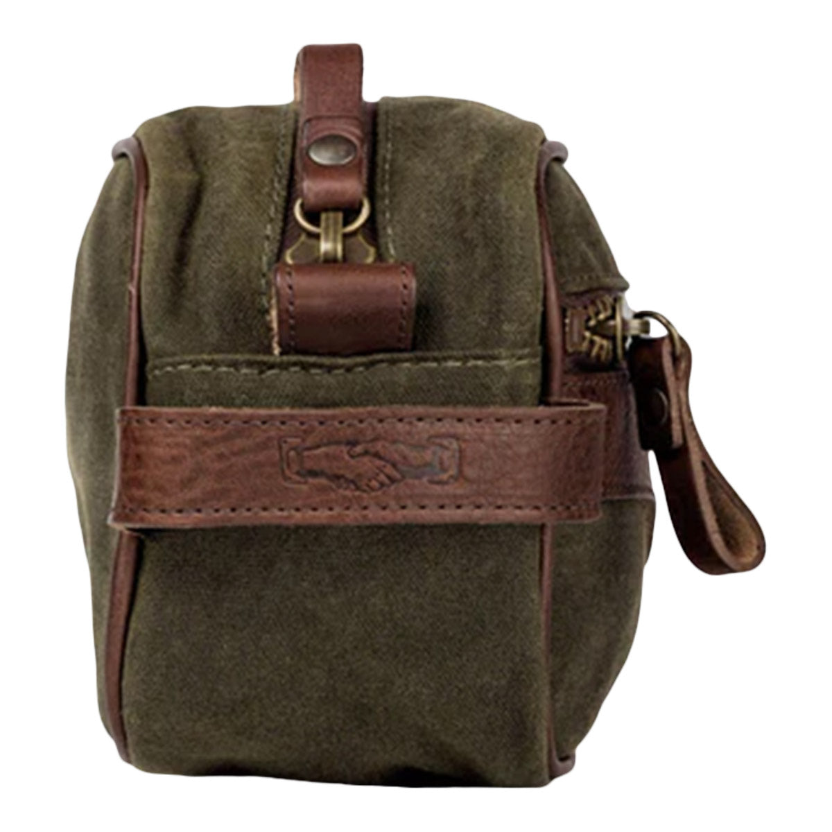Mission Mercantile Campaign Waxed Canvas Toiletry Shave Kit