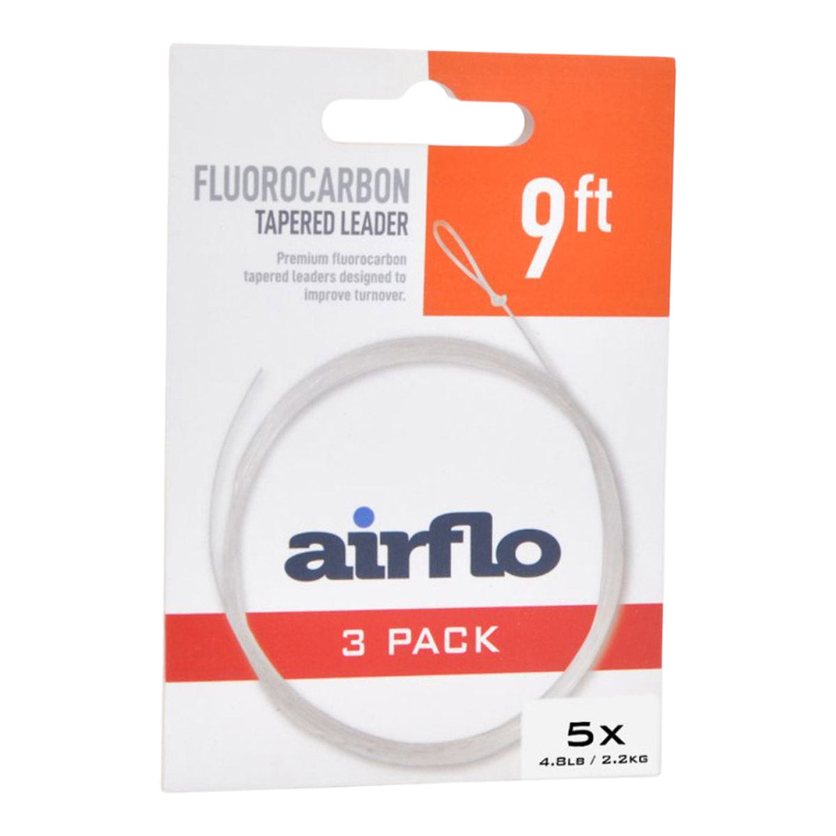 Airflo G5 Fluorocarbon Tapered Leaders (3 Pack)