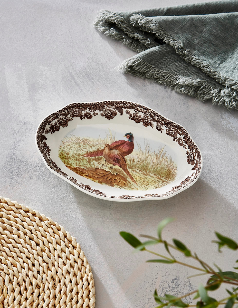 Spode Woodland Pickle Dish Set