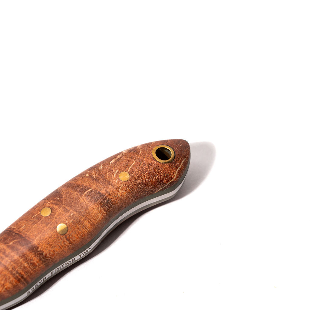 Woody's Nomad Curly Maple Steak Knives