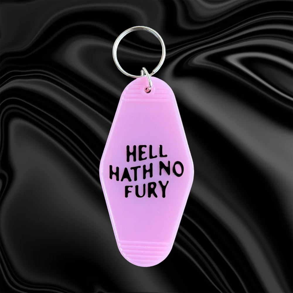 Hippie's Daughter Hell Hath No Fury Motel Keychain
