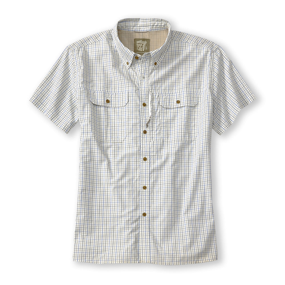 TSG Airetex™ Brooks Short Sleeve Shirt (Birch Plaid)