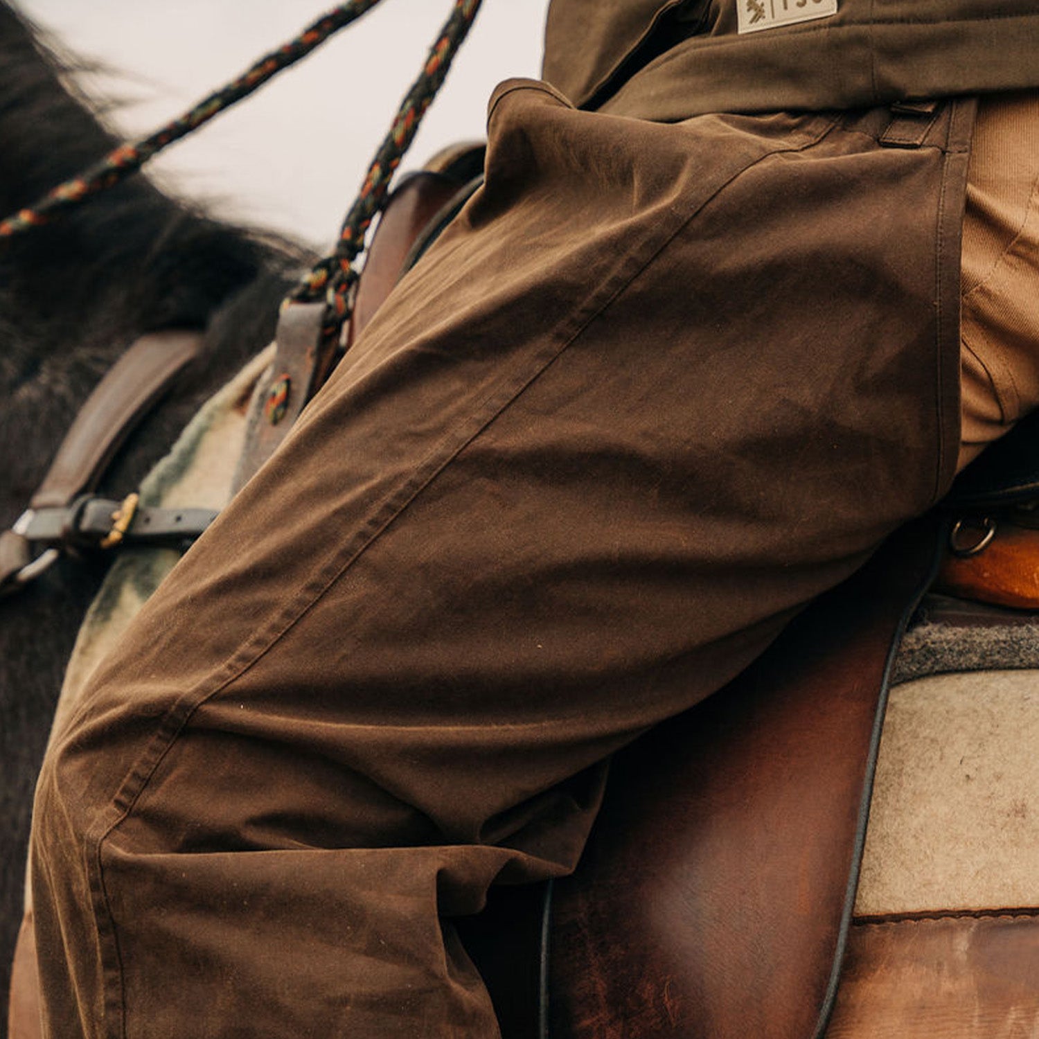 TSG Waxed Briar Chaps (Rustic Olive)