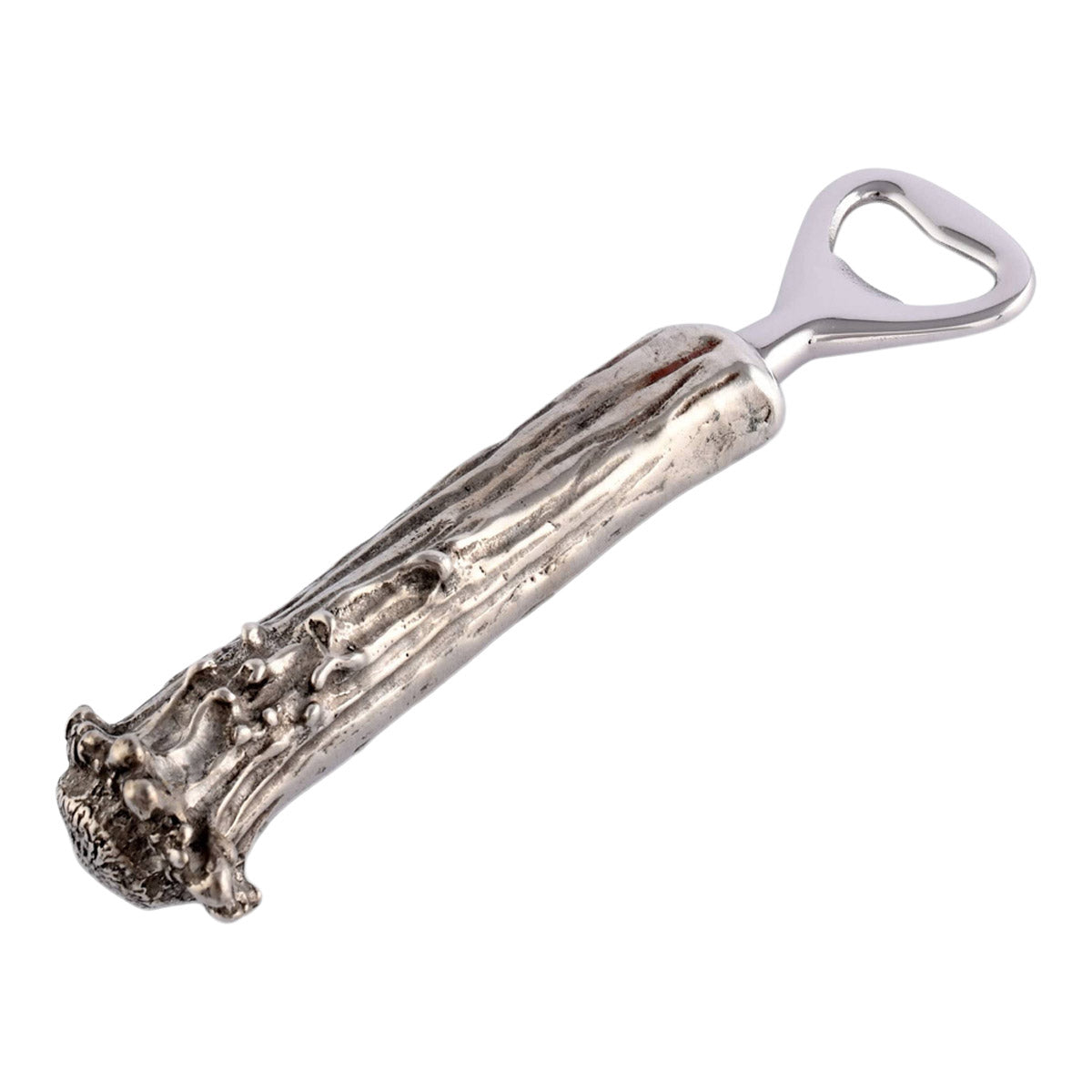 Vagabond House Pewter Antler Bottle Opener