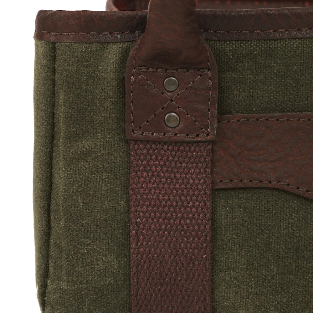 White Wing Waxed Canvas Four Box Shell Carrier