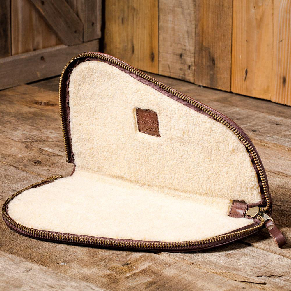 White Wing Leather Pistol Case