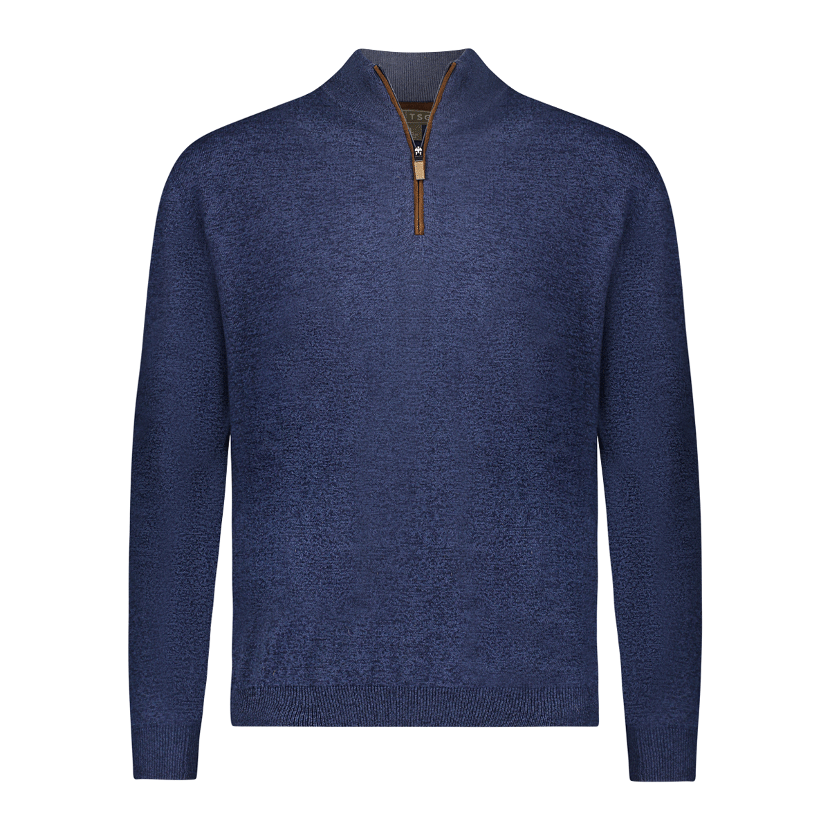 TSG Balsam Cashmere 1/4-Zip Sweater (Denim)