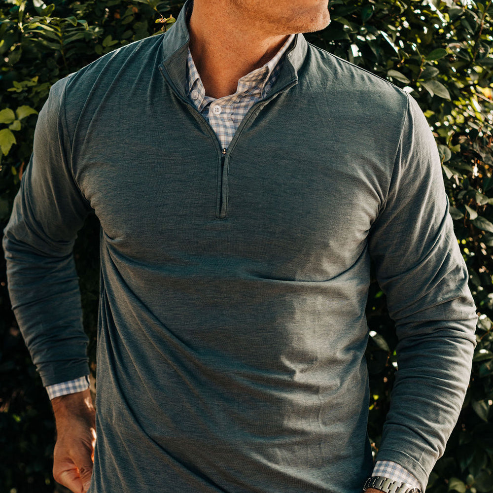 TSG Harpers Creek 1/4-Zip Pullover (Slate)