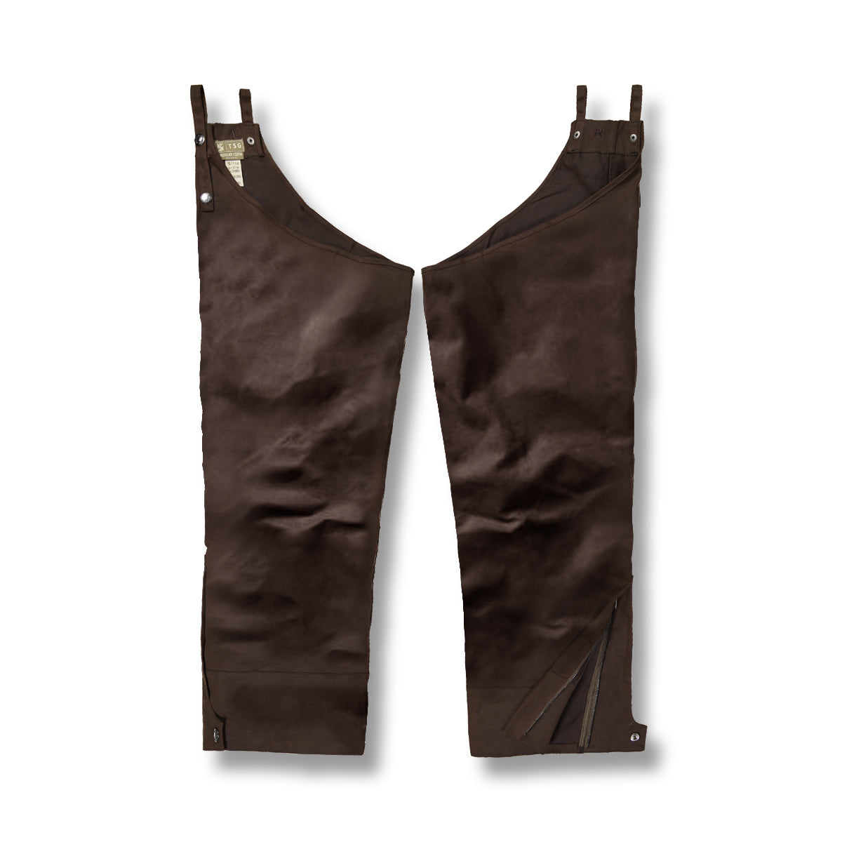 TSG Waxed Briar Chaps (Rustic Olive)