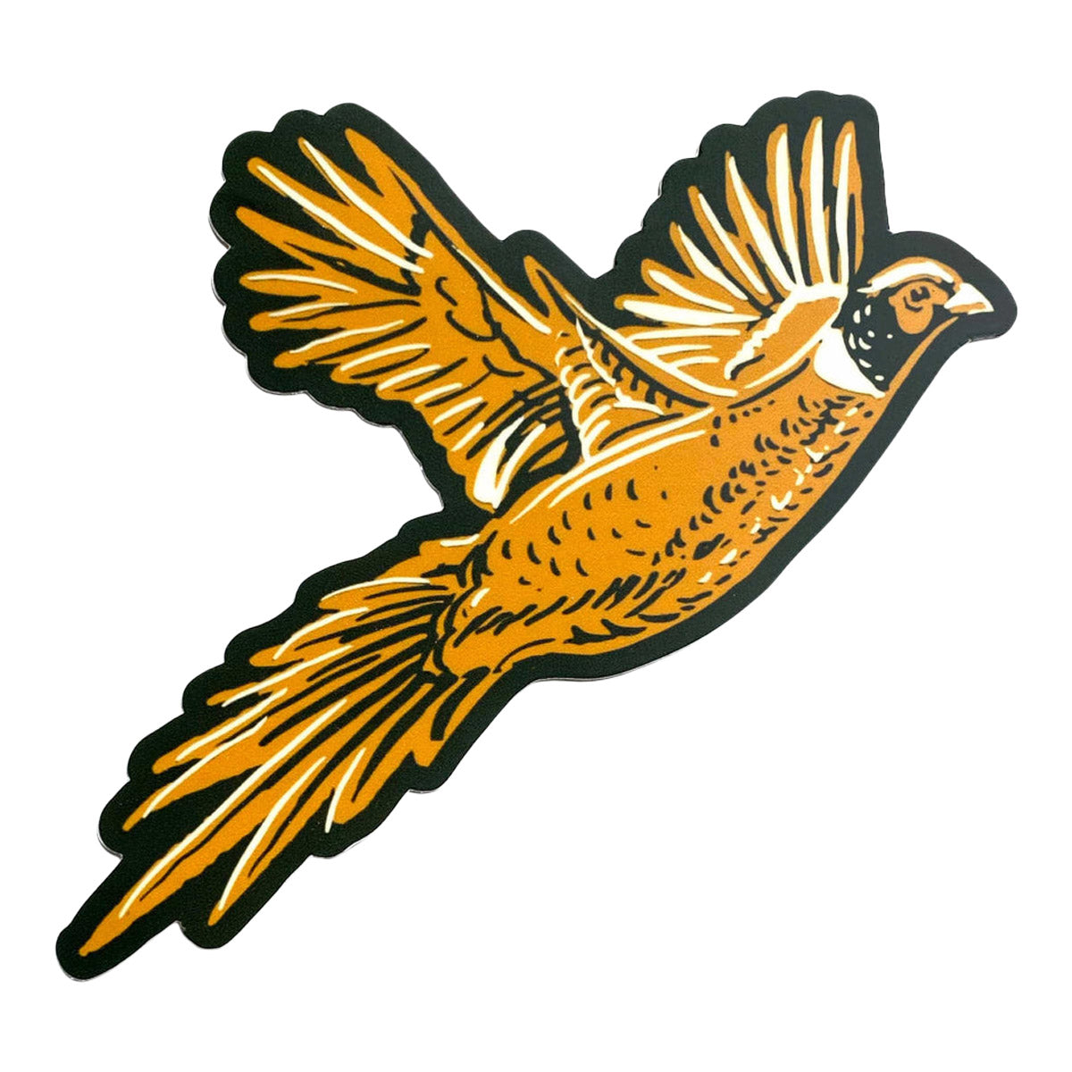 The Wild Wander Pheasant Sticker