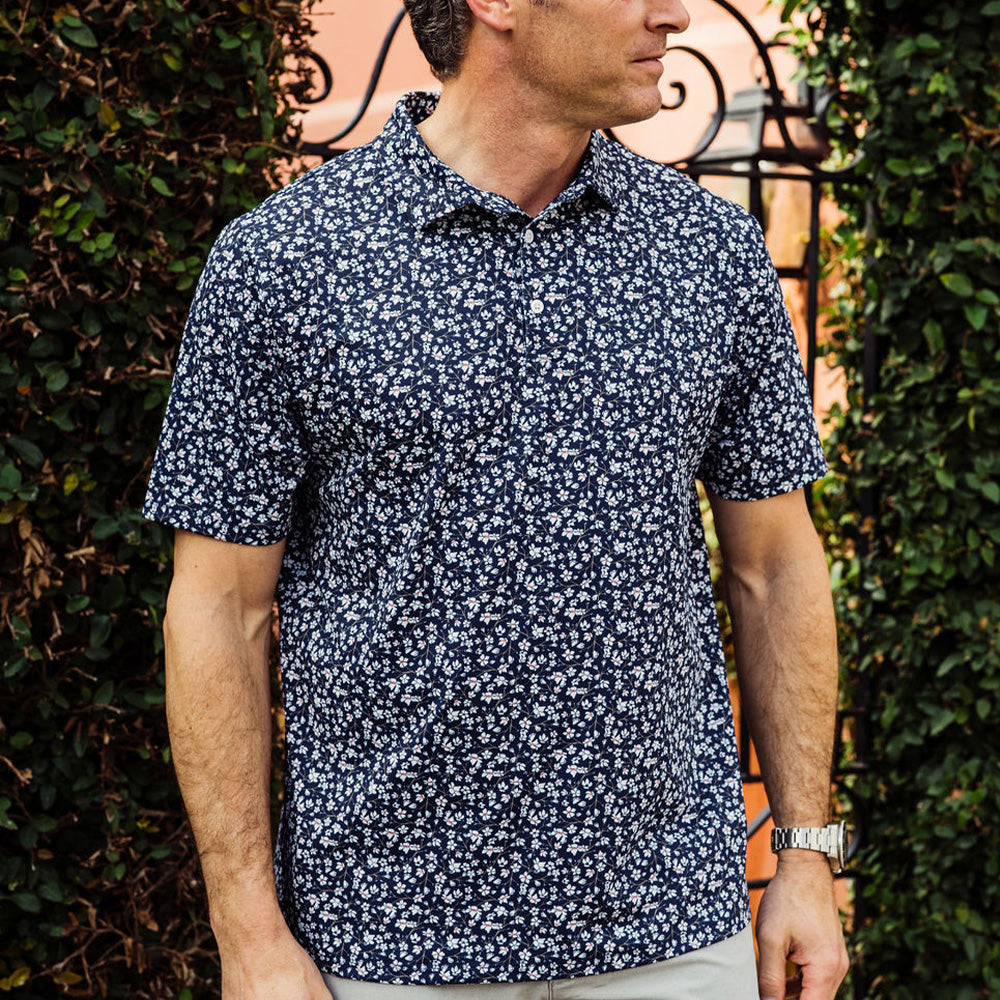 TSG Topper Polo (Reeds Floral)