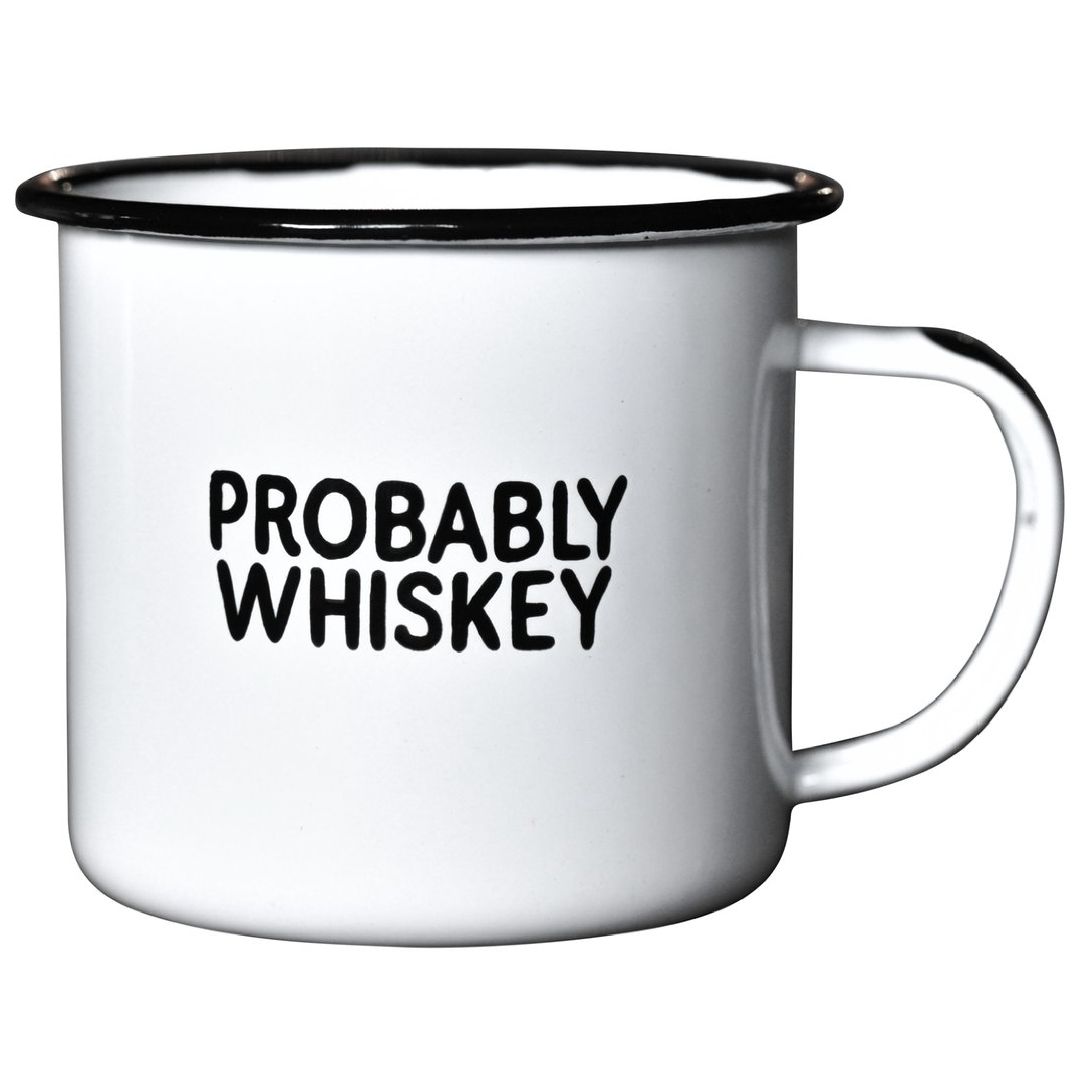Swag Brewery Probably Whiskey Enamel Mug