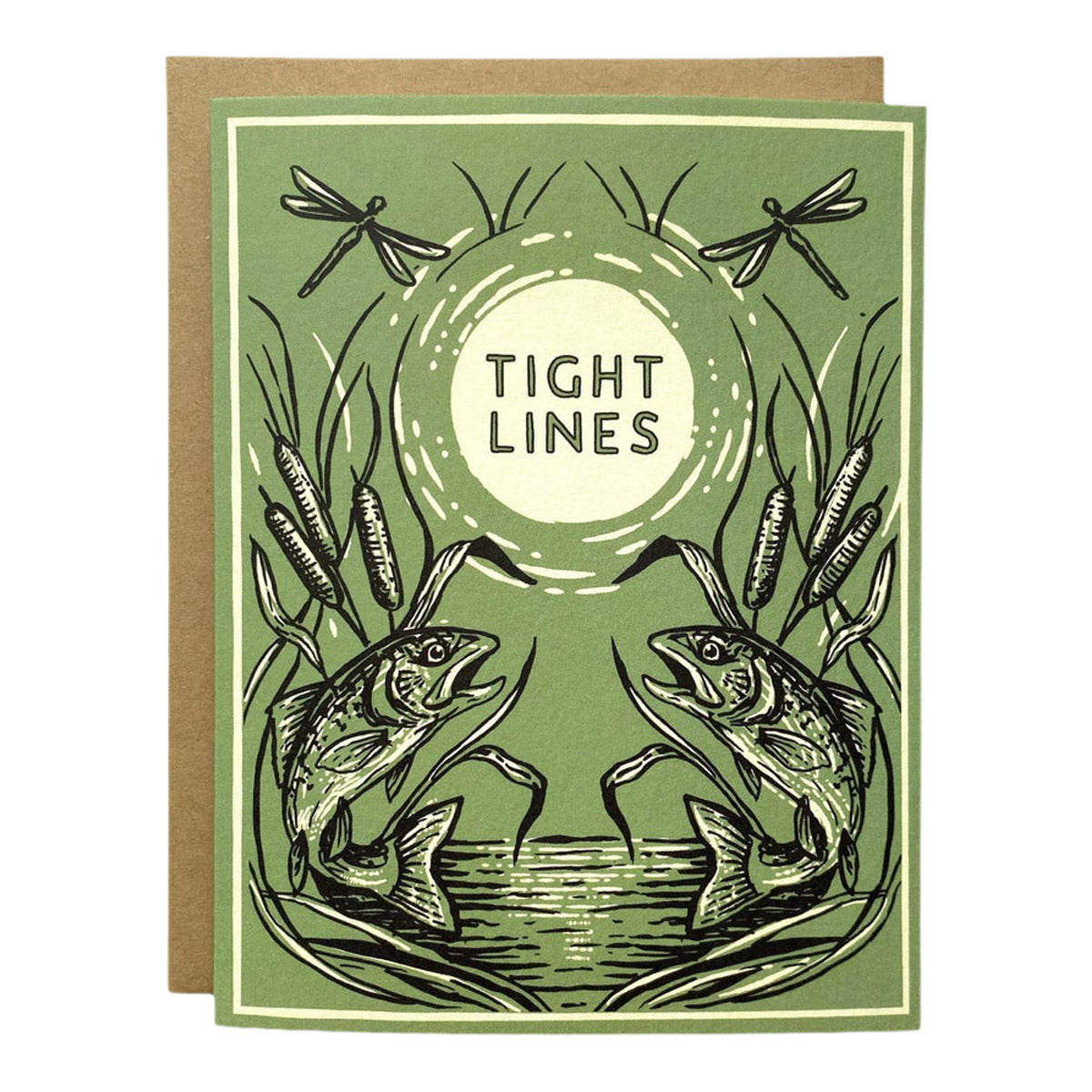 The Wild Wander Tight Lines Greeting Card