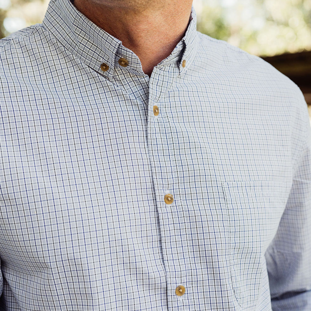 TSG Tanner Bamboo Button Down (Riverside Check)