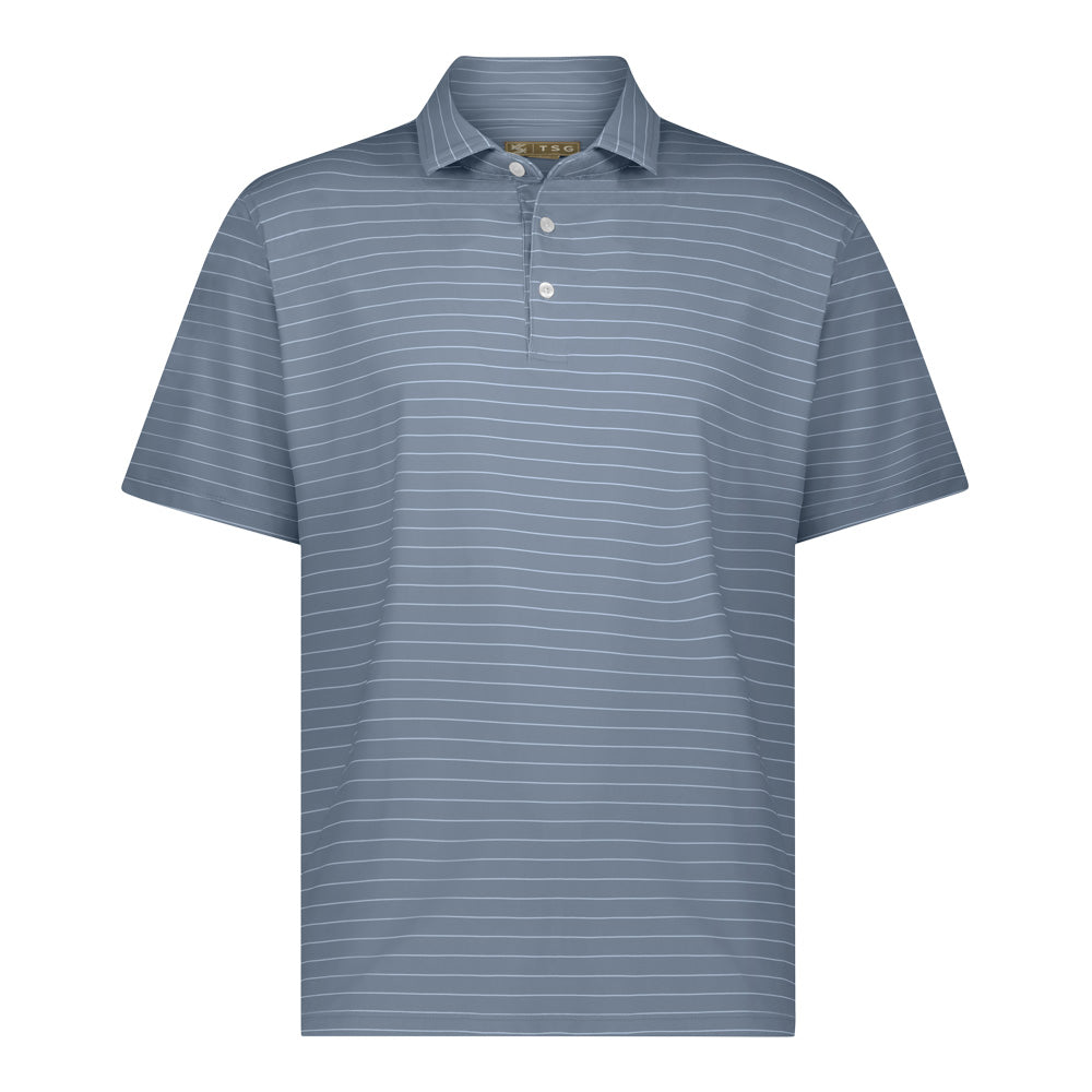 TSG Topper Polo (Slate Reef Stripe)