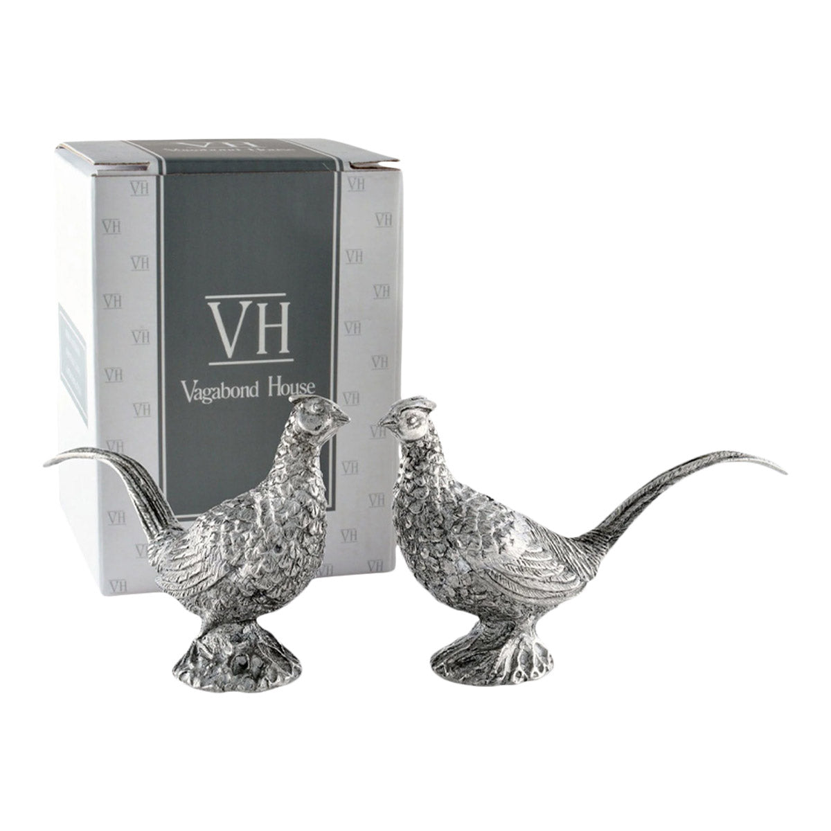 Vagabond House Pewter Pheasant Salt & Pepper Set