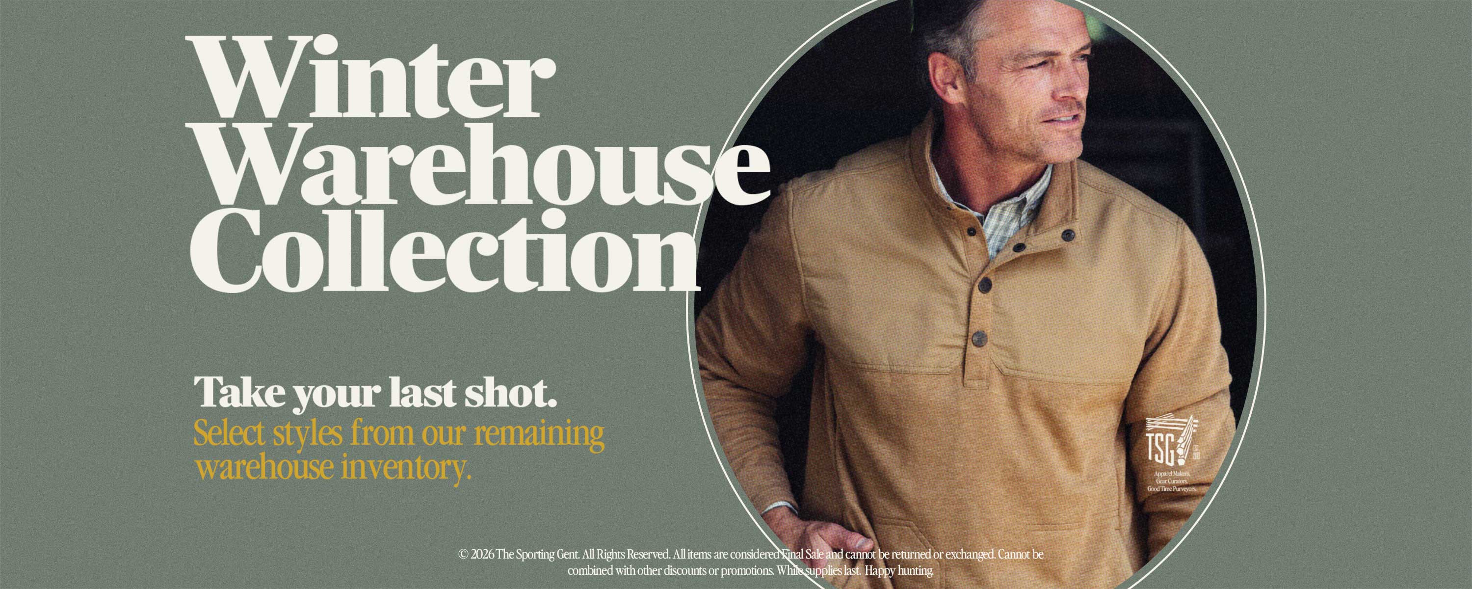 Warehouse Collection: TSG Apparel Co.