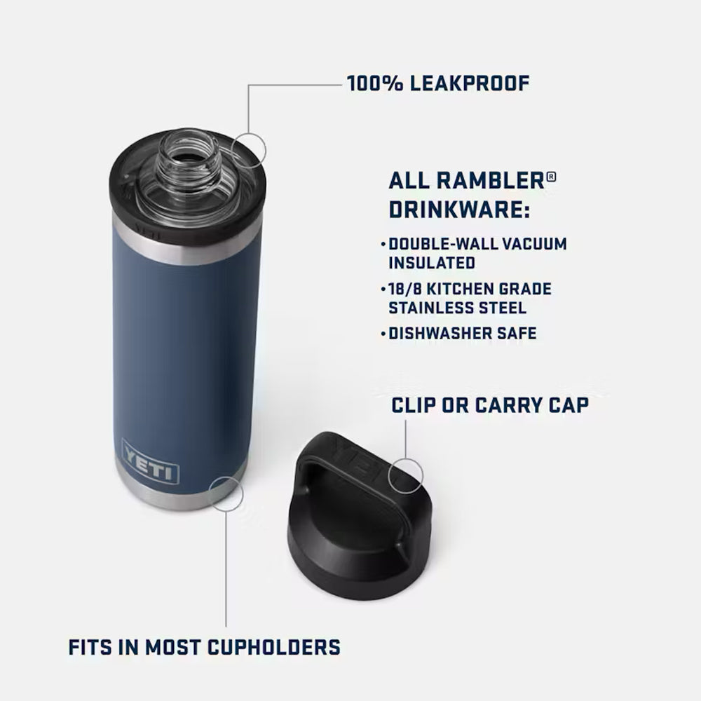 YETI Rambler Bottle w/ Chug Cap (Wetlands Camo)