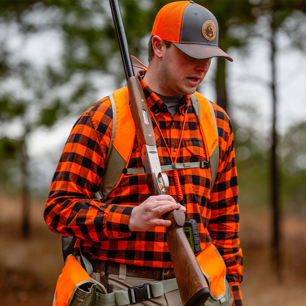 TSG King Charles Shooting Shirt (Orange/Black Buffalo)