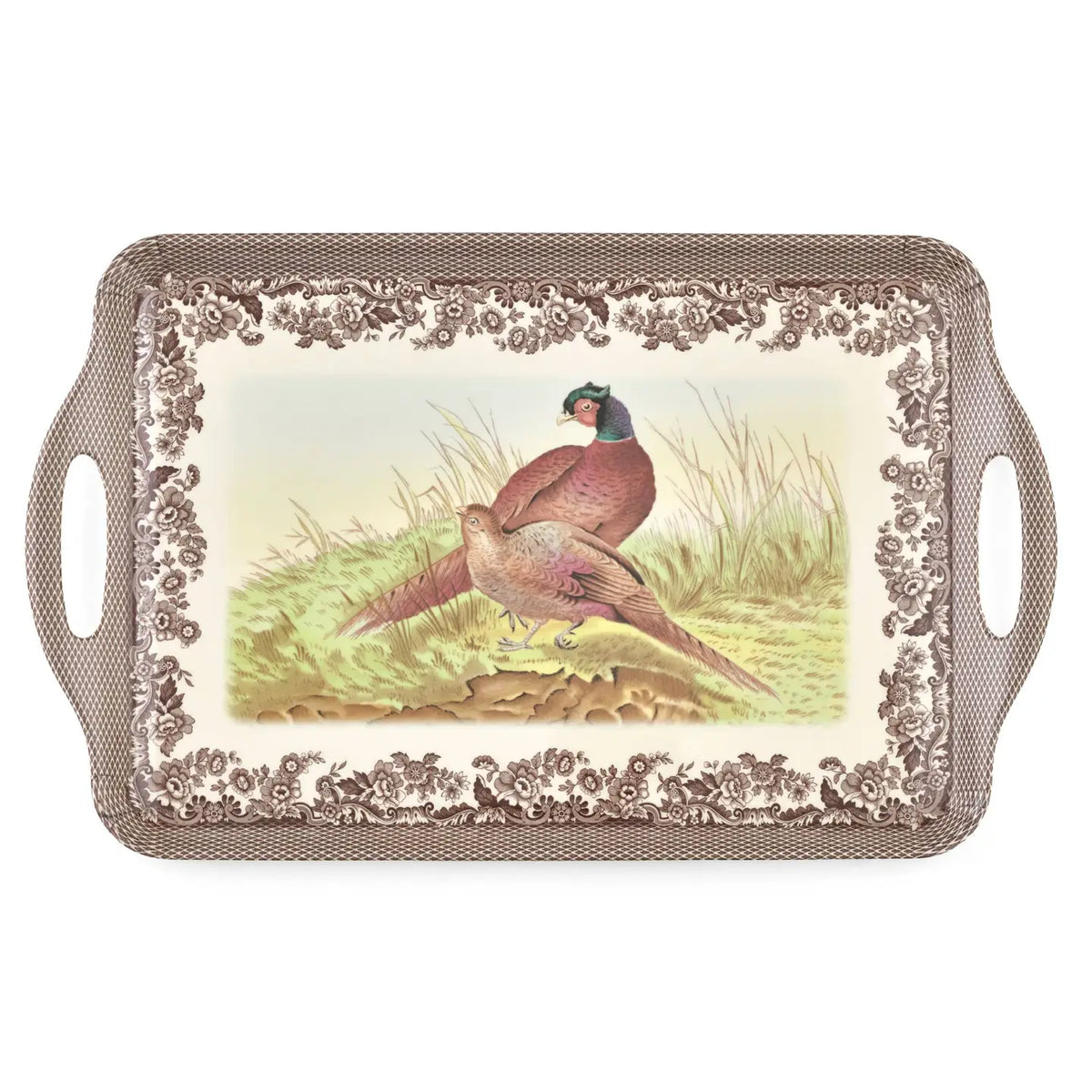 Spode Woodland Large Melamine Handled Tray
