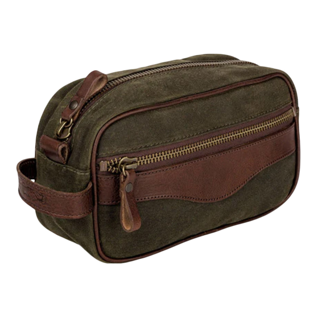 Mission Mercantile Campaign Waxed Canvas Toiletry Shave Kit