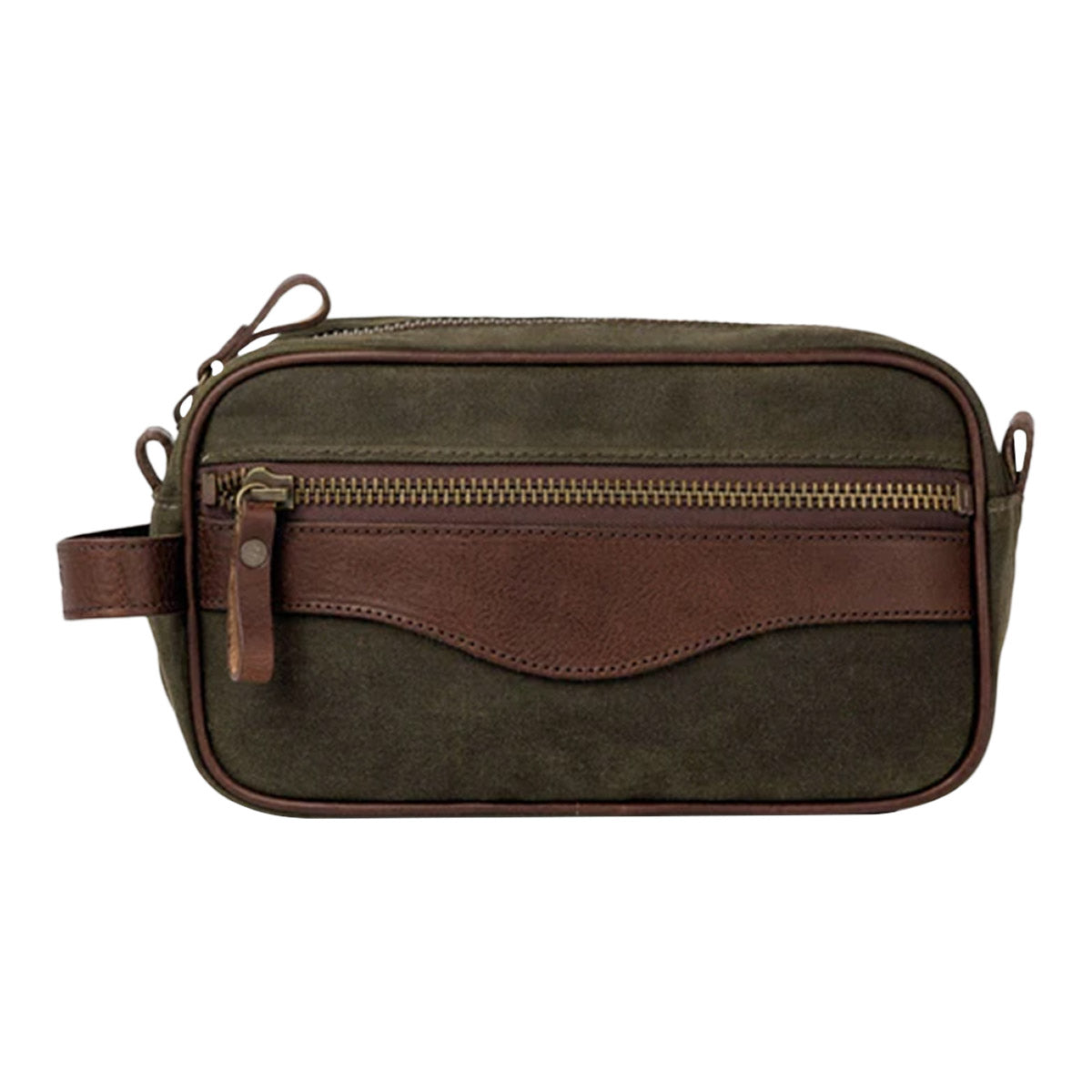 Mission Mercantile Campaign Waxed Canvas Toiletry Shave Kit