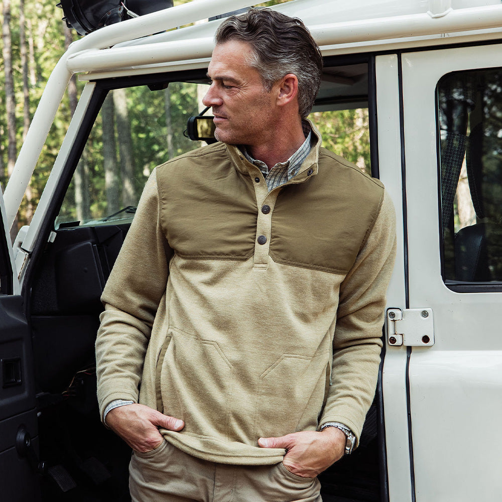 TSG Cashiers Pullover (Olive/Taupe)