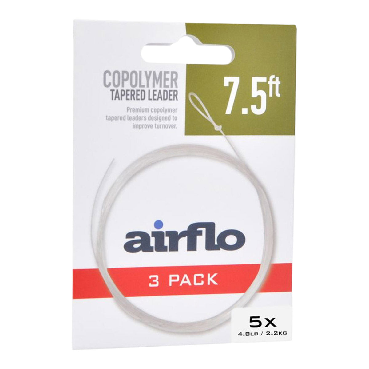 Airflo Tactical Tapered Mono Leaders (3-Pack)