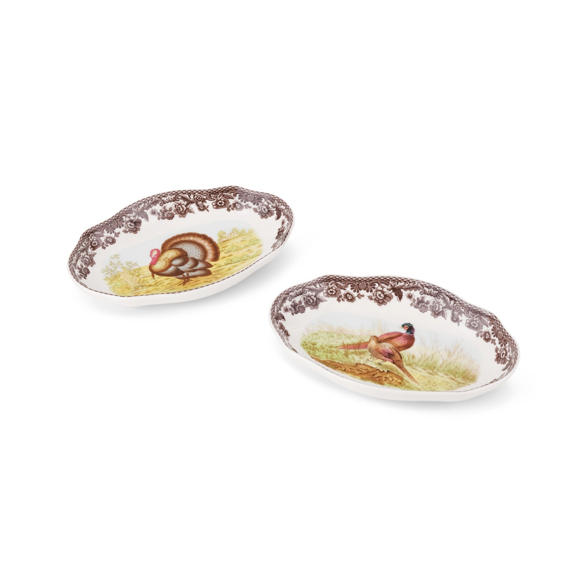 Spode Woodland Pickle Dish Set