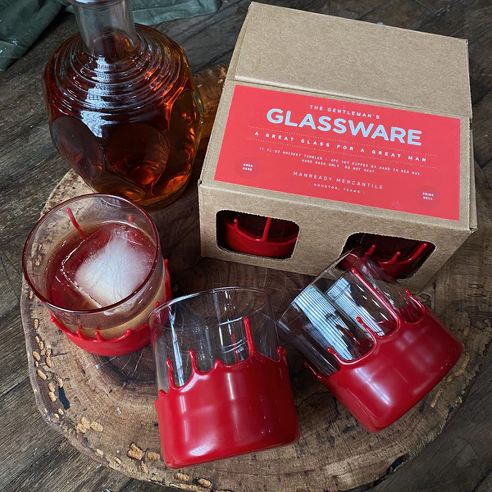 Manready Mercantile Wax Dipped Whiskey Glasses